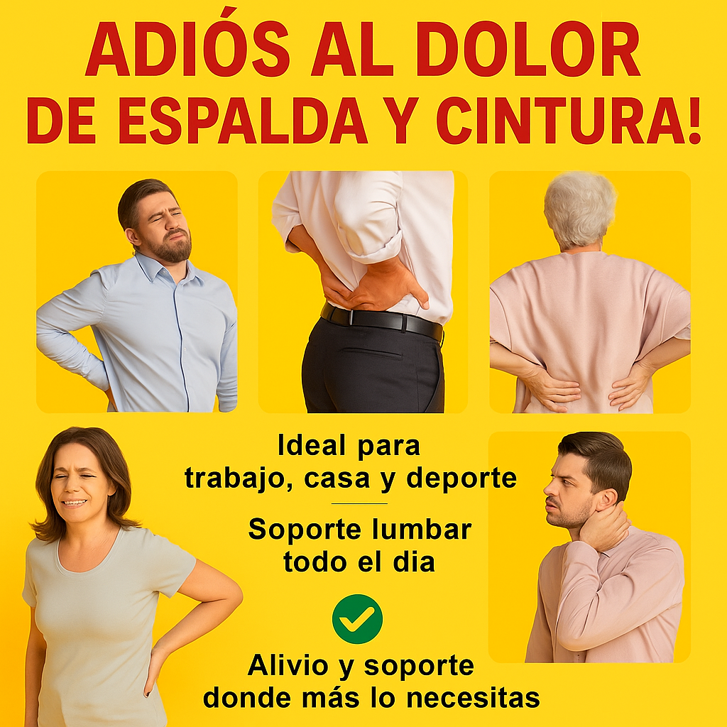 Faja Térmica Ortopédica Lumbar - Alivio Inmediato para tu Espalda