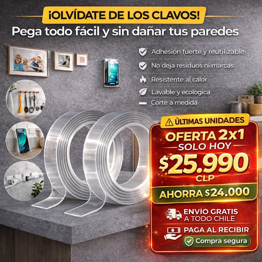 2X1 OFERTA CINTA NANO TAPE PRO - 3 METROS c/u
