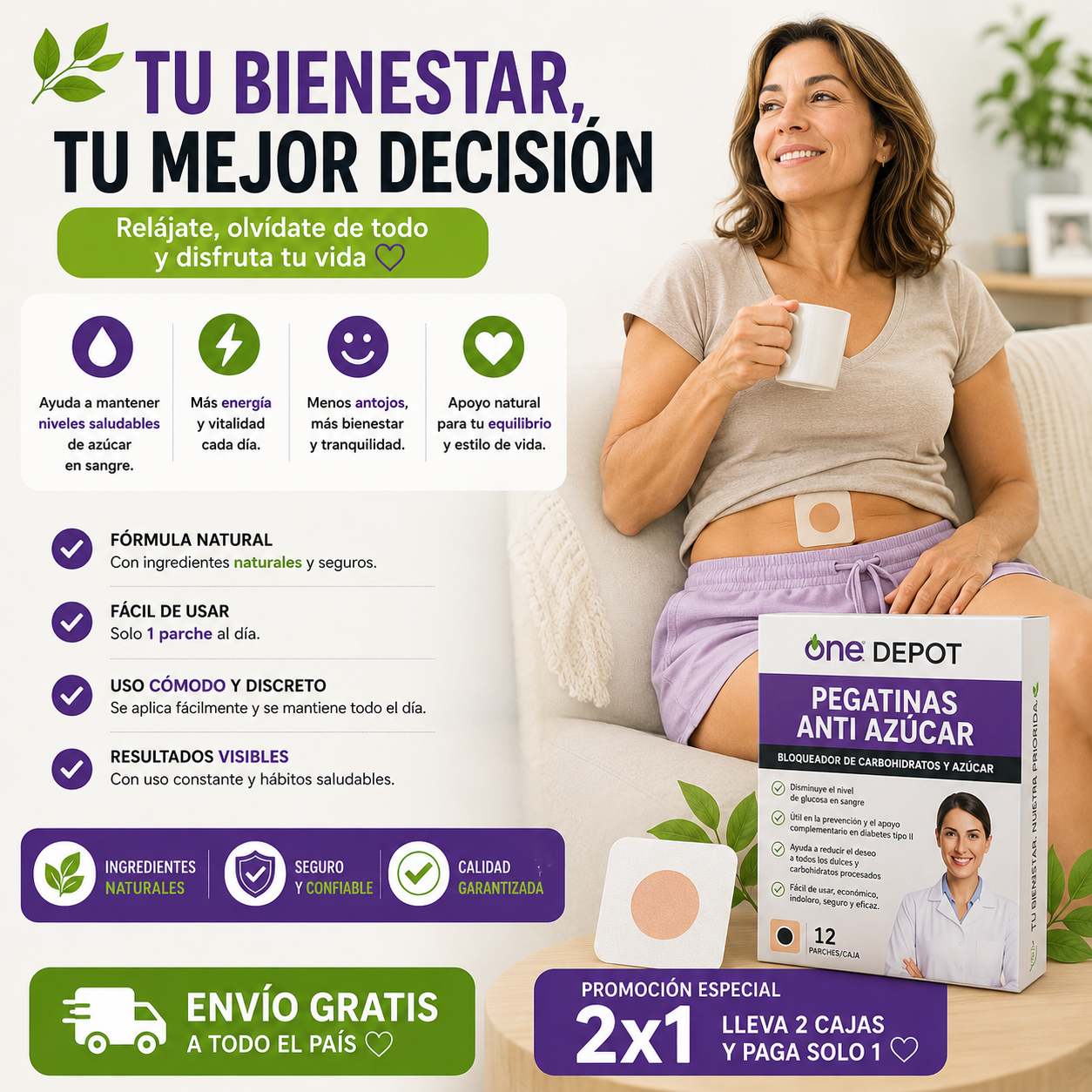 GlucoPatch™ - Parches control de azúcar - Oferta Especial 2x1