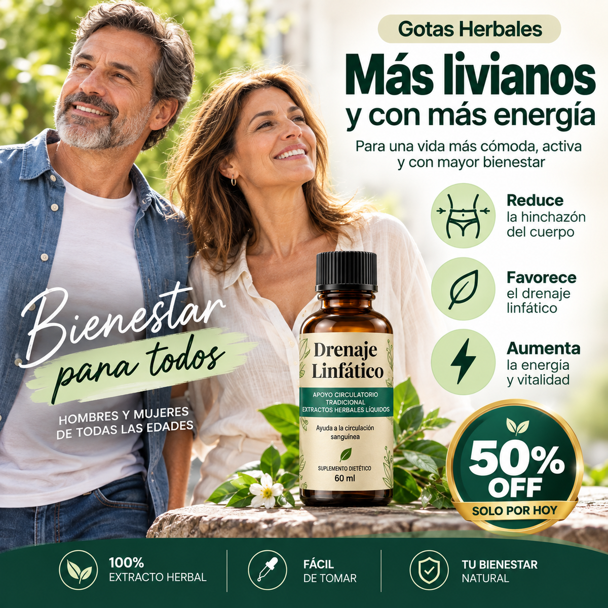 Nature Balance® | Gotas de Drenaje Linfático 60 ml