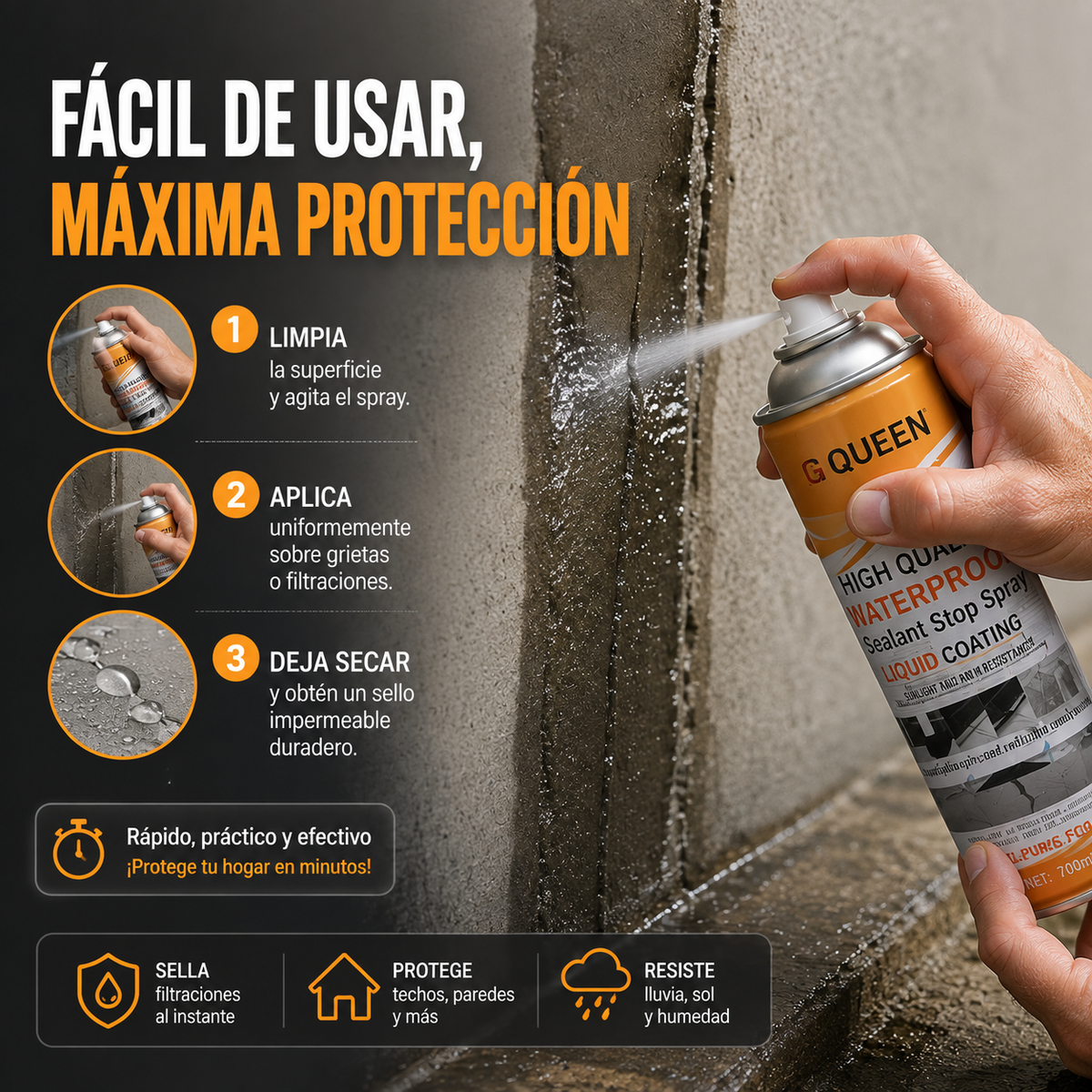 Sellador Spray Anti-Filtraciones