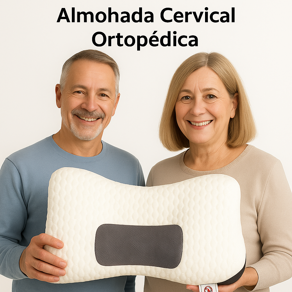 Almohada Cervical Ortopédica Para Aliviar El Dolor