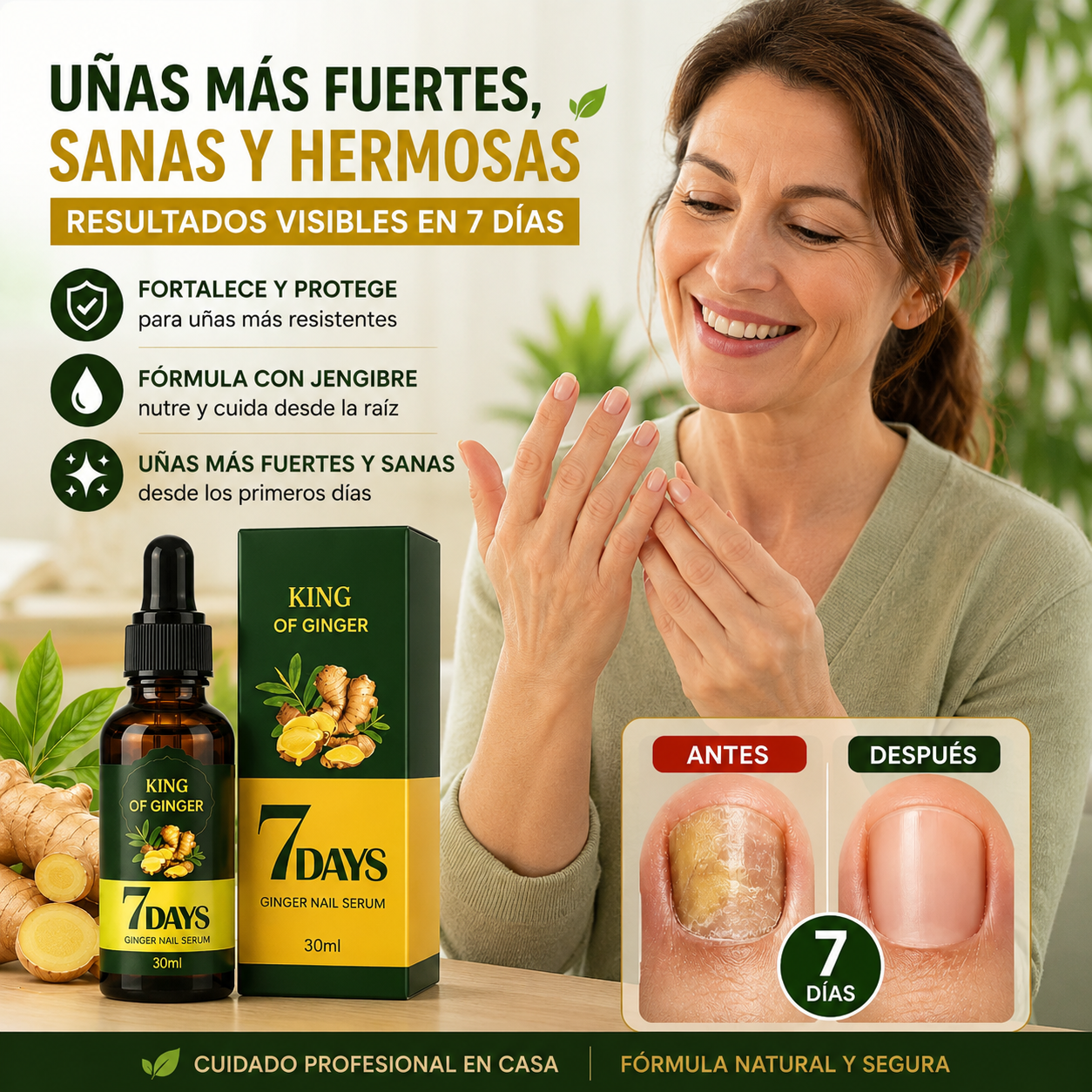 TRATAMIENTO ANTI HONGOS 100% NATURAL 7 DÍAS