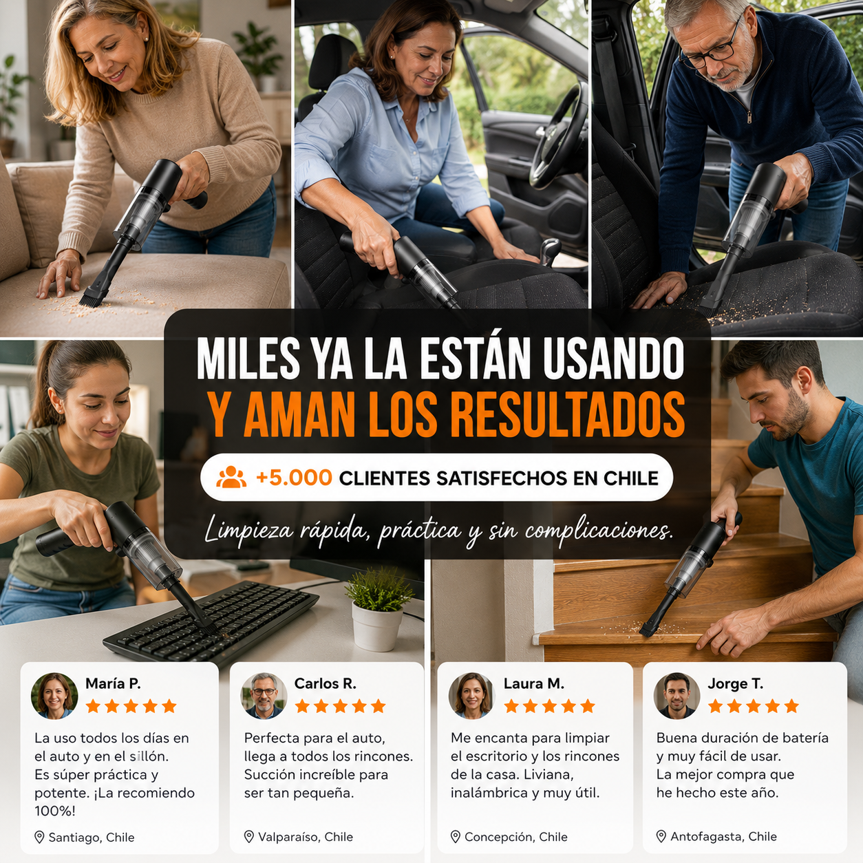 TurboVac Pro™ – Potencia de limpieza donde la necesites