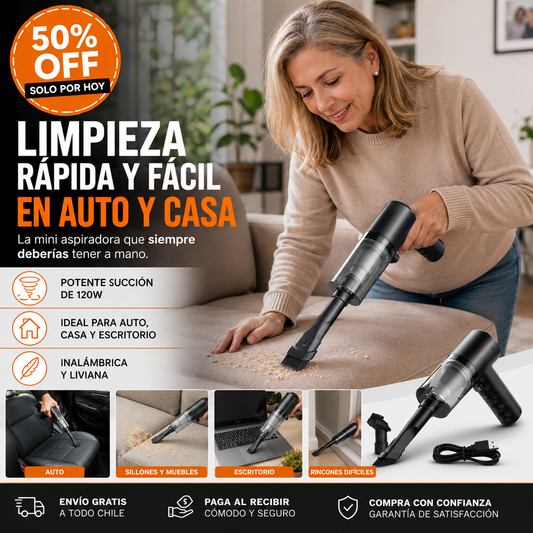 TurboVac Pro™ – Potencia de limpieza donde la necesites