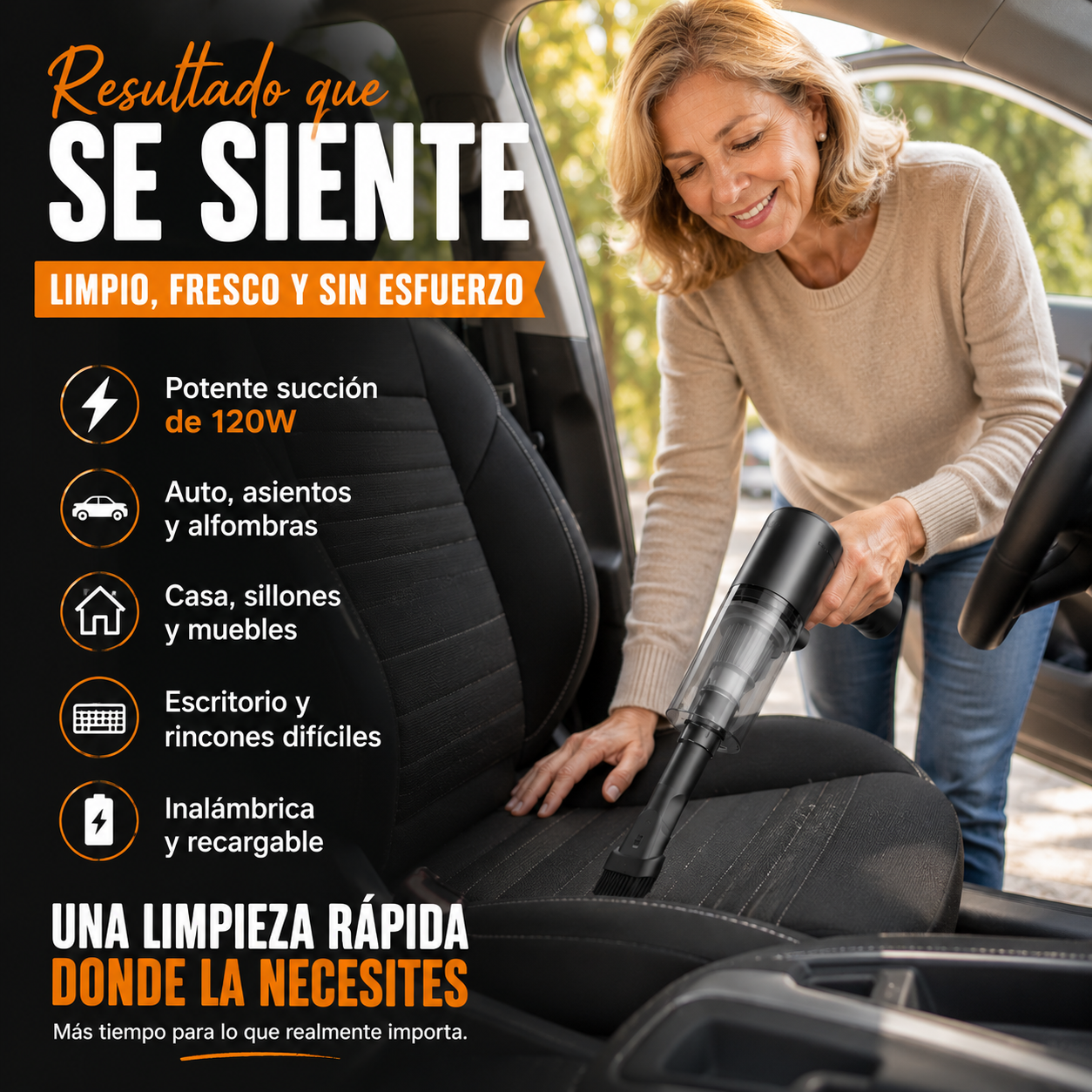 TurboVac Pro™ – Potencia de limpieza donde la necesites