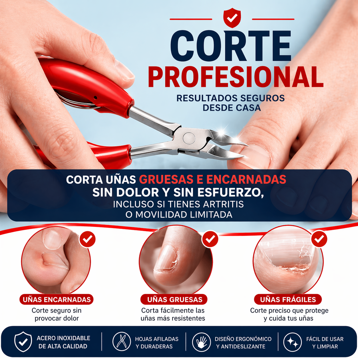 NailExpert™ – Cortauñas podológico profesional