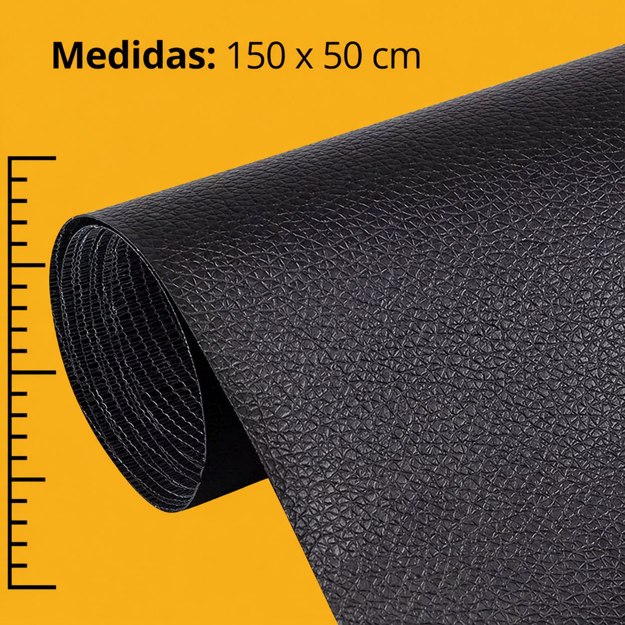CUERO ADHESHIVO - Restaura en segundos - (Stock color negro cafe y blanco 150 x 50 cm)