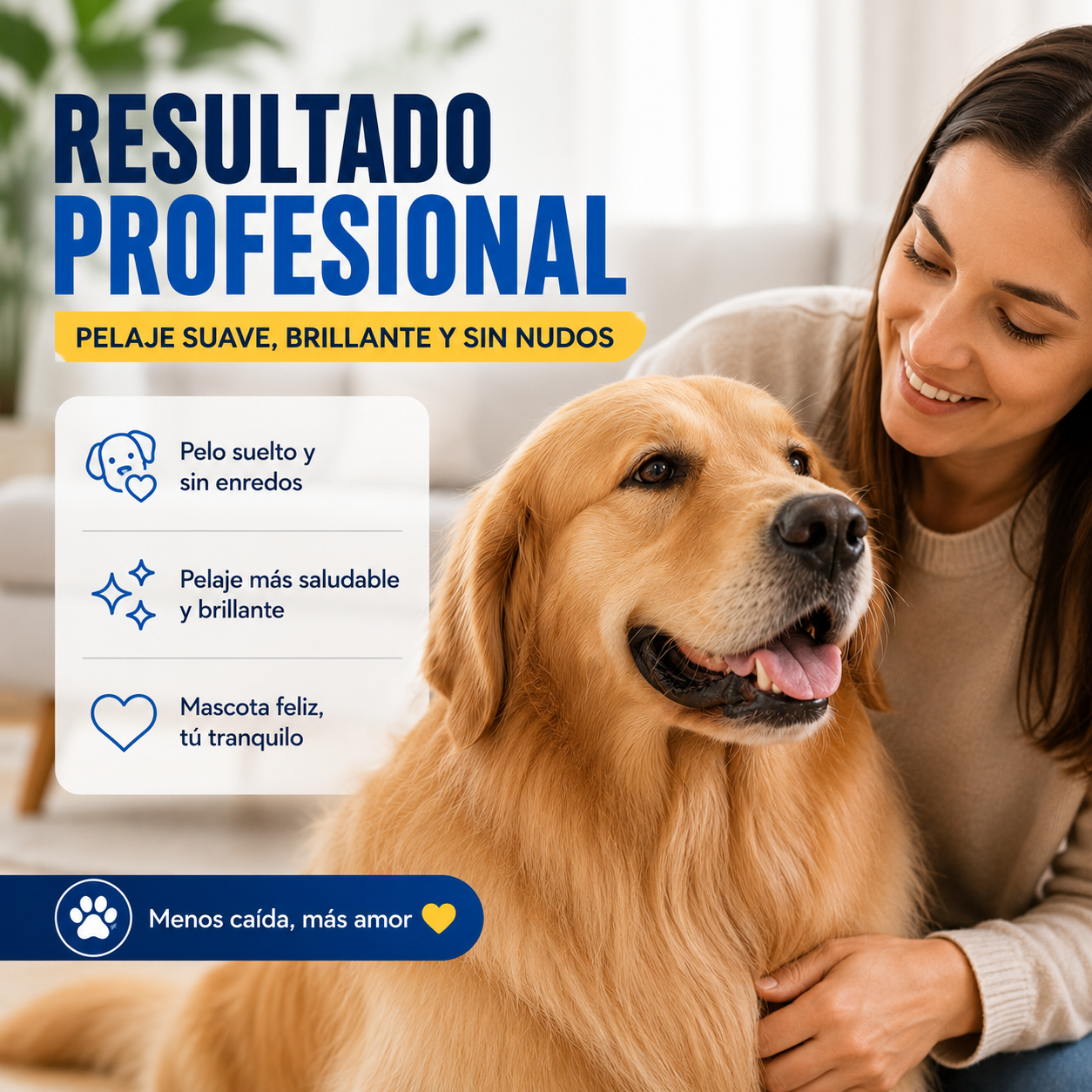 Cepillo Desenredante Premium® – Menos Pelo, Más Cariño para tu Mascota 🐾❤️