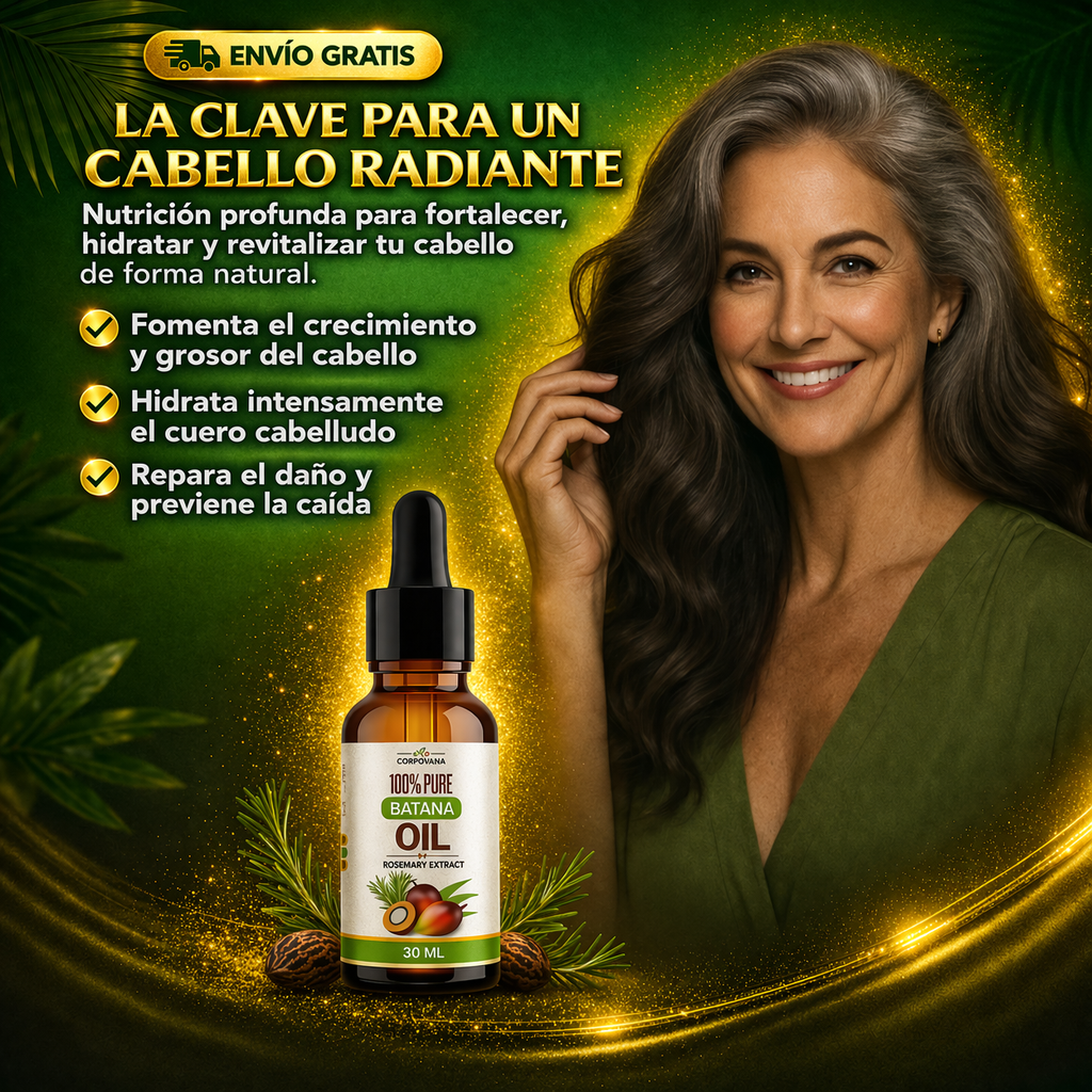 2X1 ACEITE DE BATANA - Hidratación y Crecimiento Cabello 30 ml