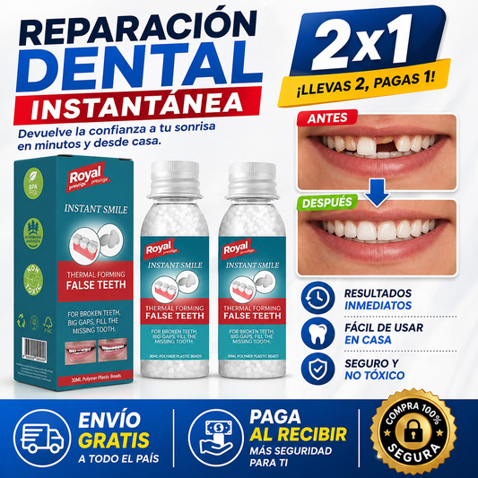 2x1 Kit Reparación Dental Instantánea
