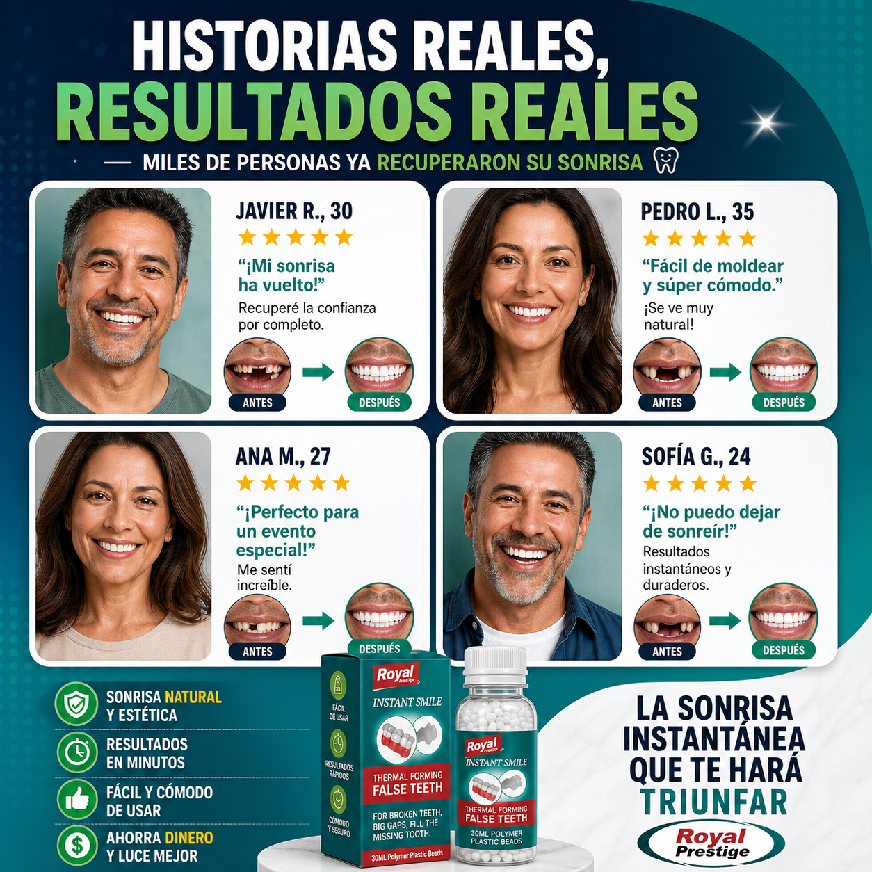 ⭐ SmileFix™ | Reparador Dental Instantáneo