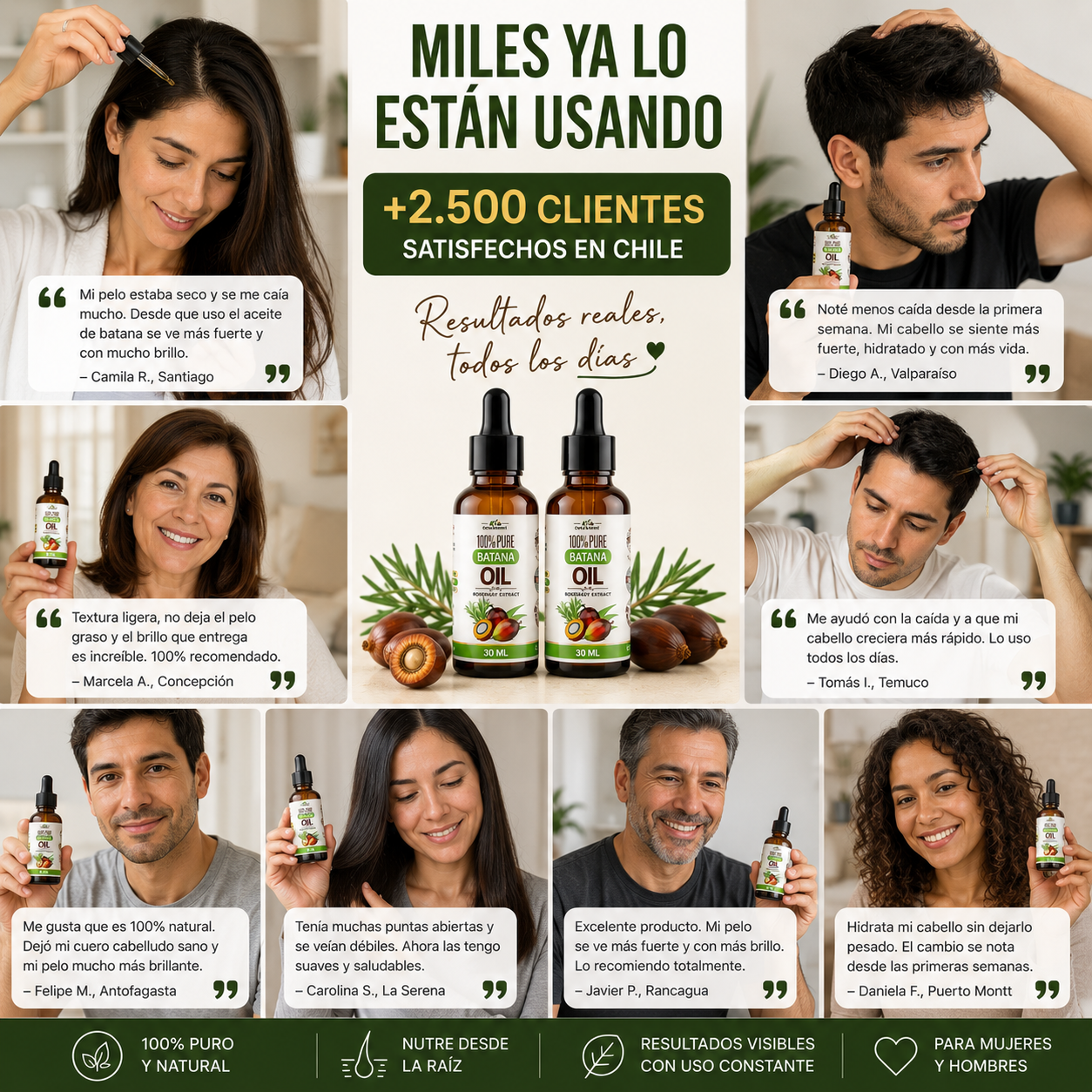 ACEITE DE BATANA - Hidratación y Crecimiento Cabello 30 ml