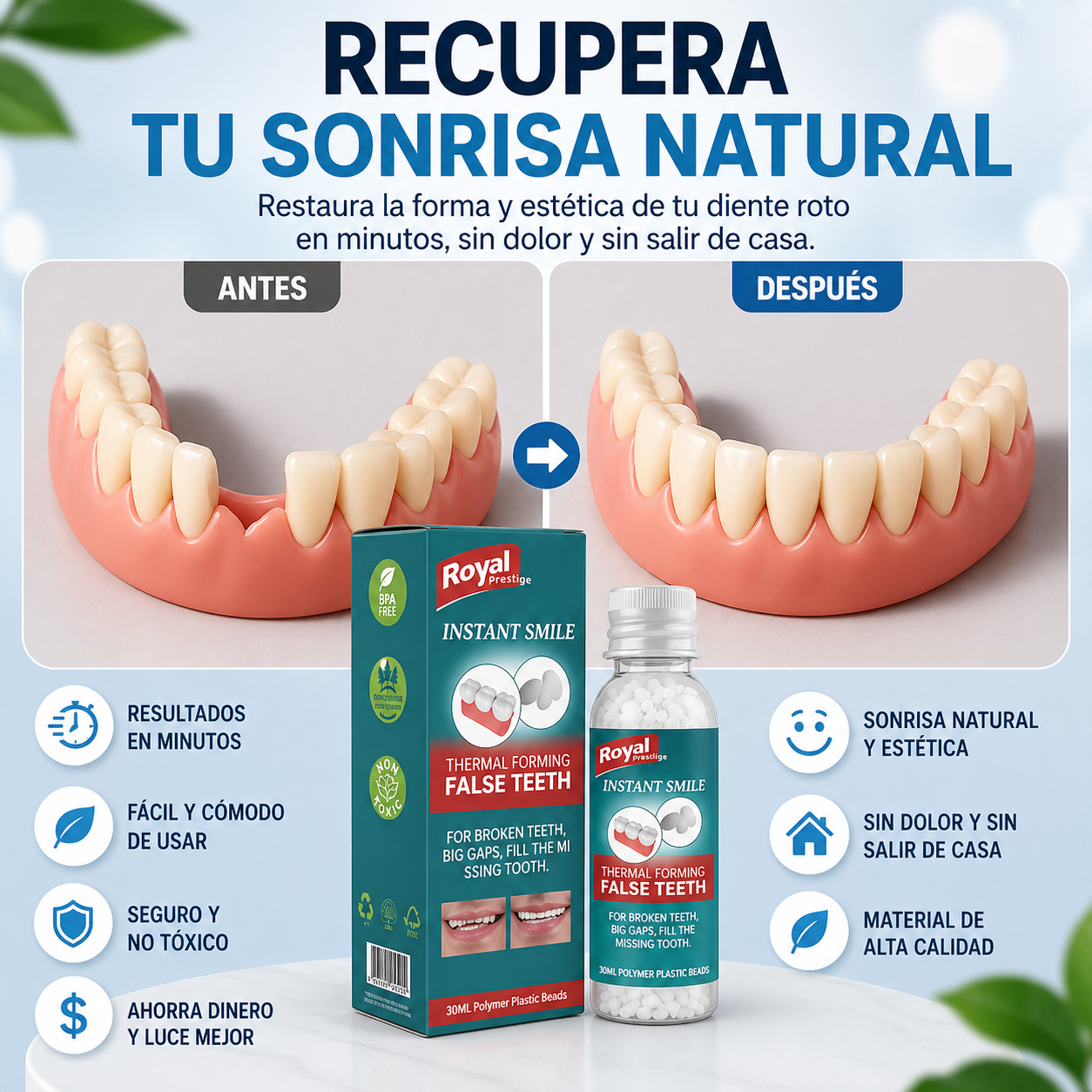 ⭐ SmileFix™ | Reparador Dental Instantáneo