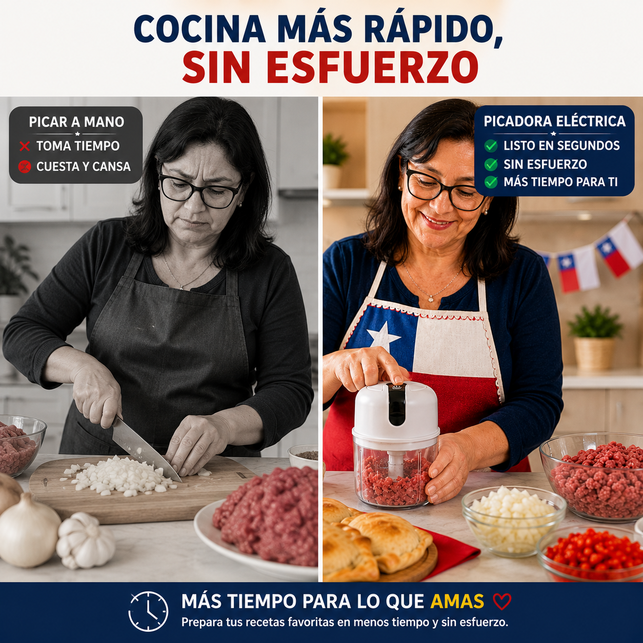 QuickChef™ | Picadora Eléctrica