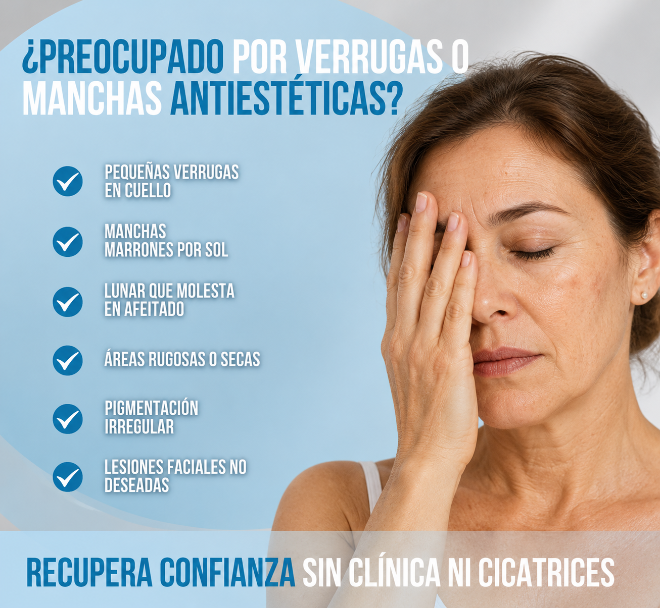 ClearFace™ – Láser Portátil – Elimina Verrugas, Lunares y Manchas