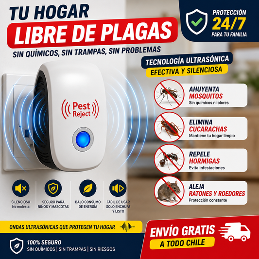 UltraGuard™ – Protege tu hogar de ratones e insectos, sin químicos.