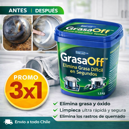 Promo 3x1 GrasaOff™ – Elimina Grasa Difícil en Segundos