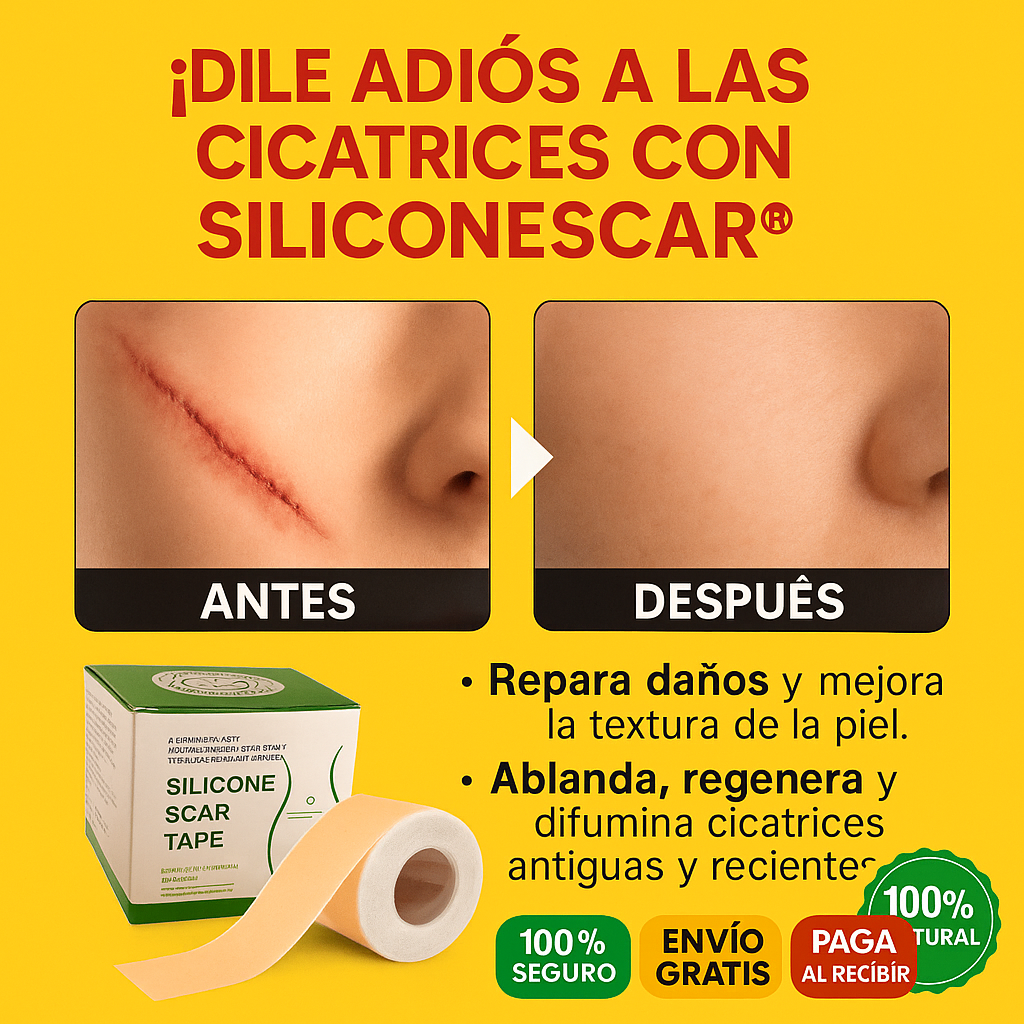 SiliconeScar® - Parches de Silicona para la eliminación de cicatrices