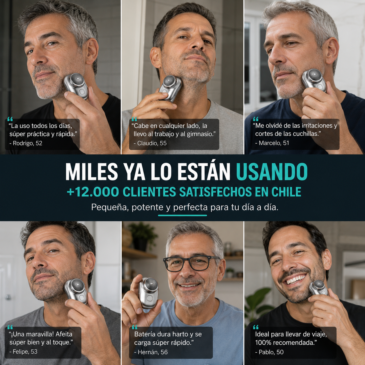 Mini Afeitadora Portátil Pro™ – Afeitado Rápido y Preciso en Cualquier Lugar
