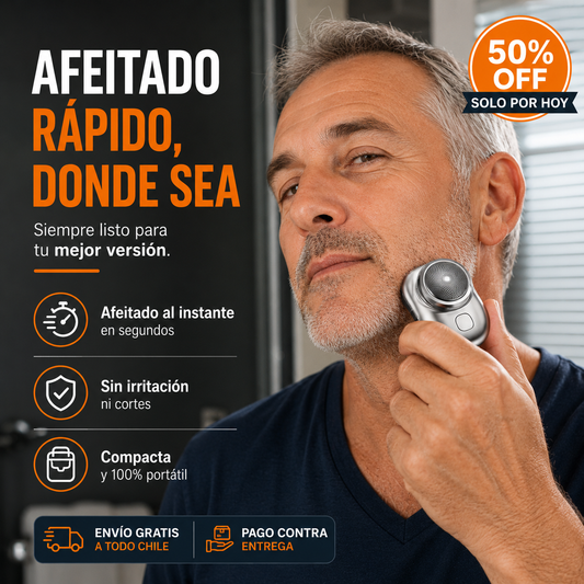Mini Afeitadora Portátil Pro™ – Afeitado Rápido y Preciso en Cualquier Lugar
