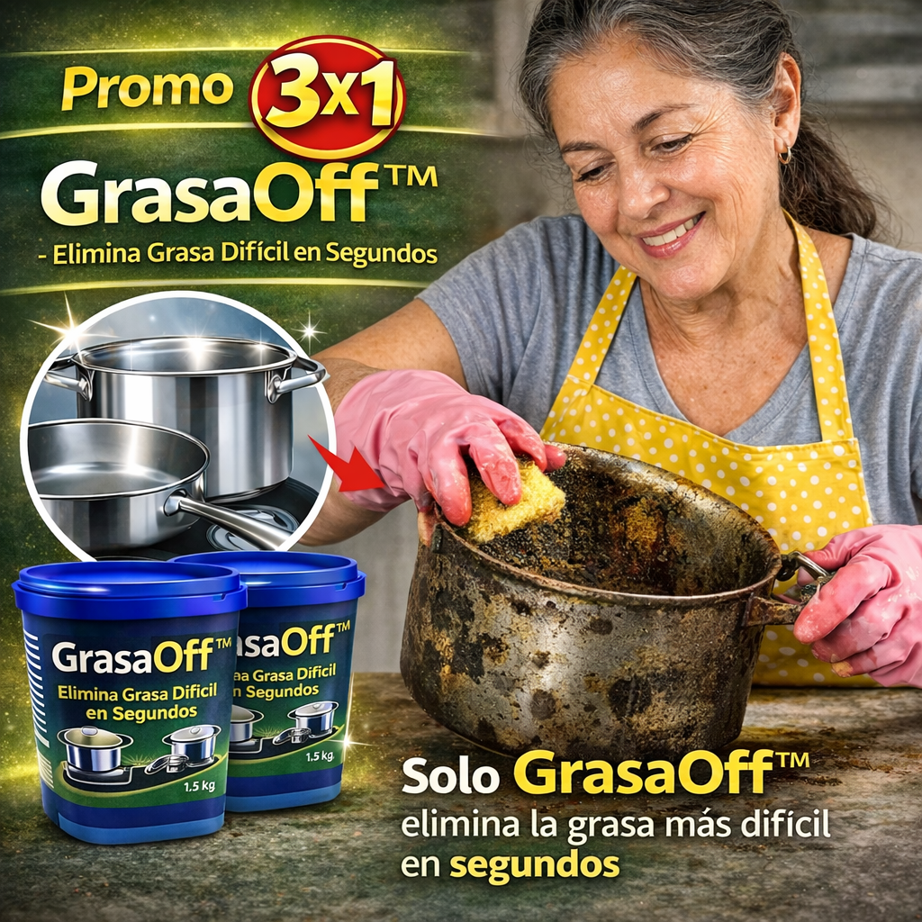 Promo 3x1 GrasaOff™ – Elimina Grasa Difícil en Segundos