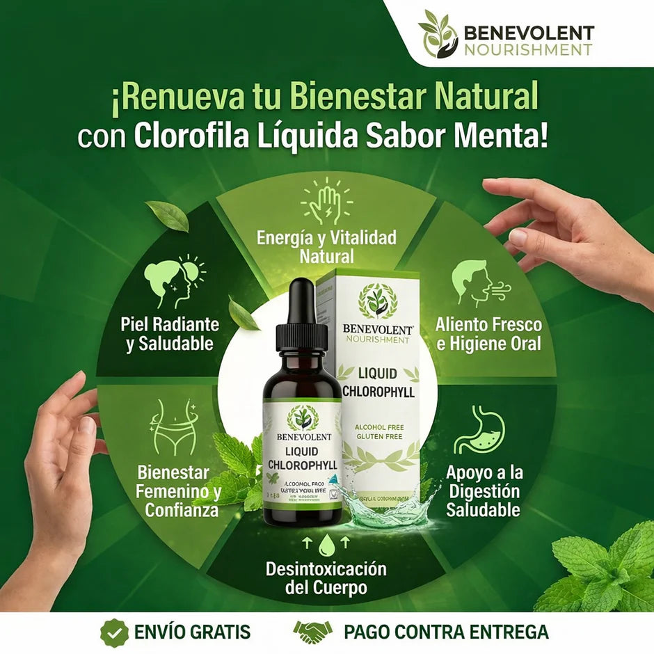 Clorofila-Mágica™🧪🌿Gotero avanzado para la Panza Rollos & Hinchazón💣