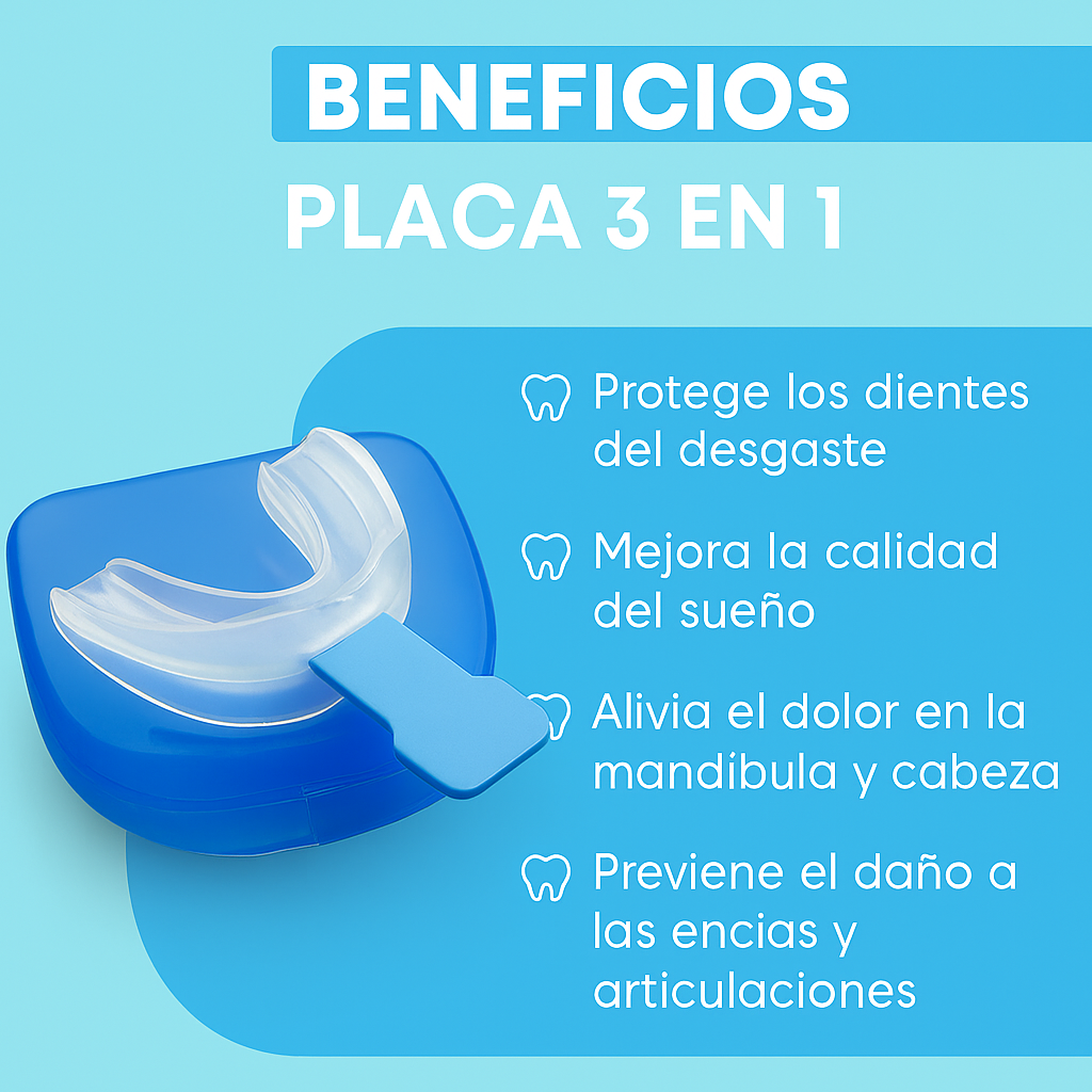 Placa Anti Bruxismo, Apnea y Ronquido