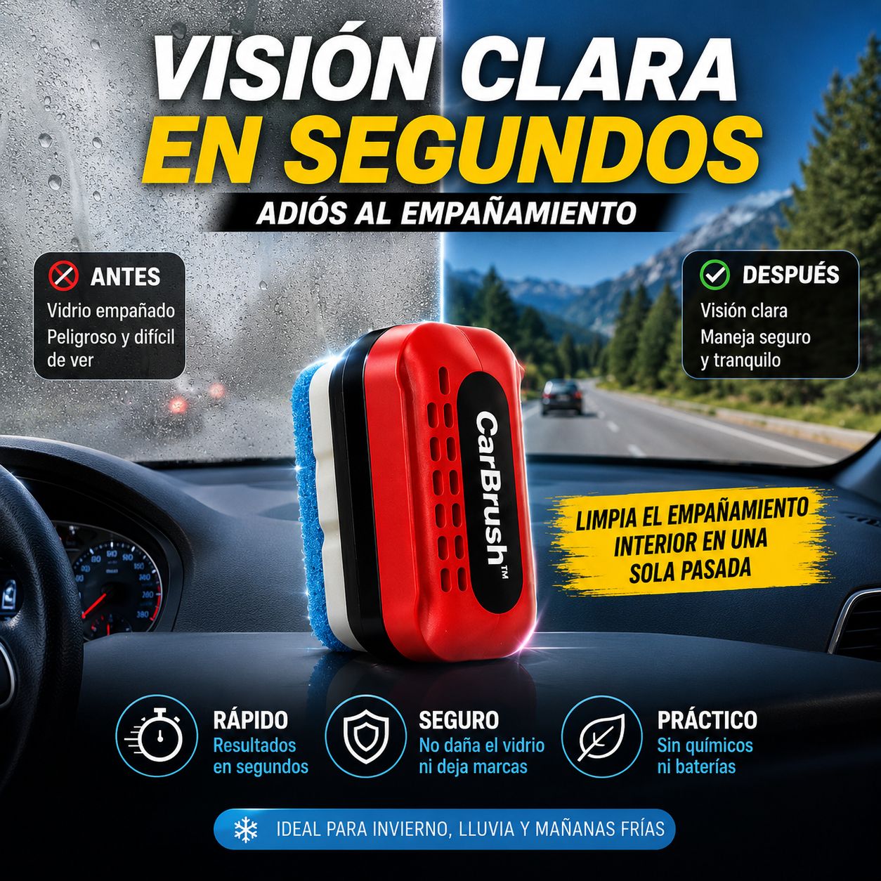 DriveClear™ – La solución rápida para vidrios empañados