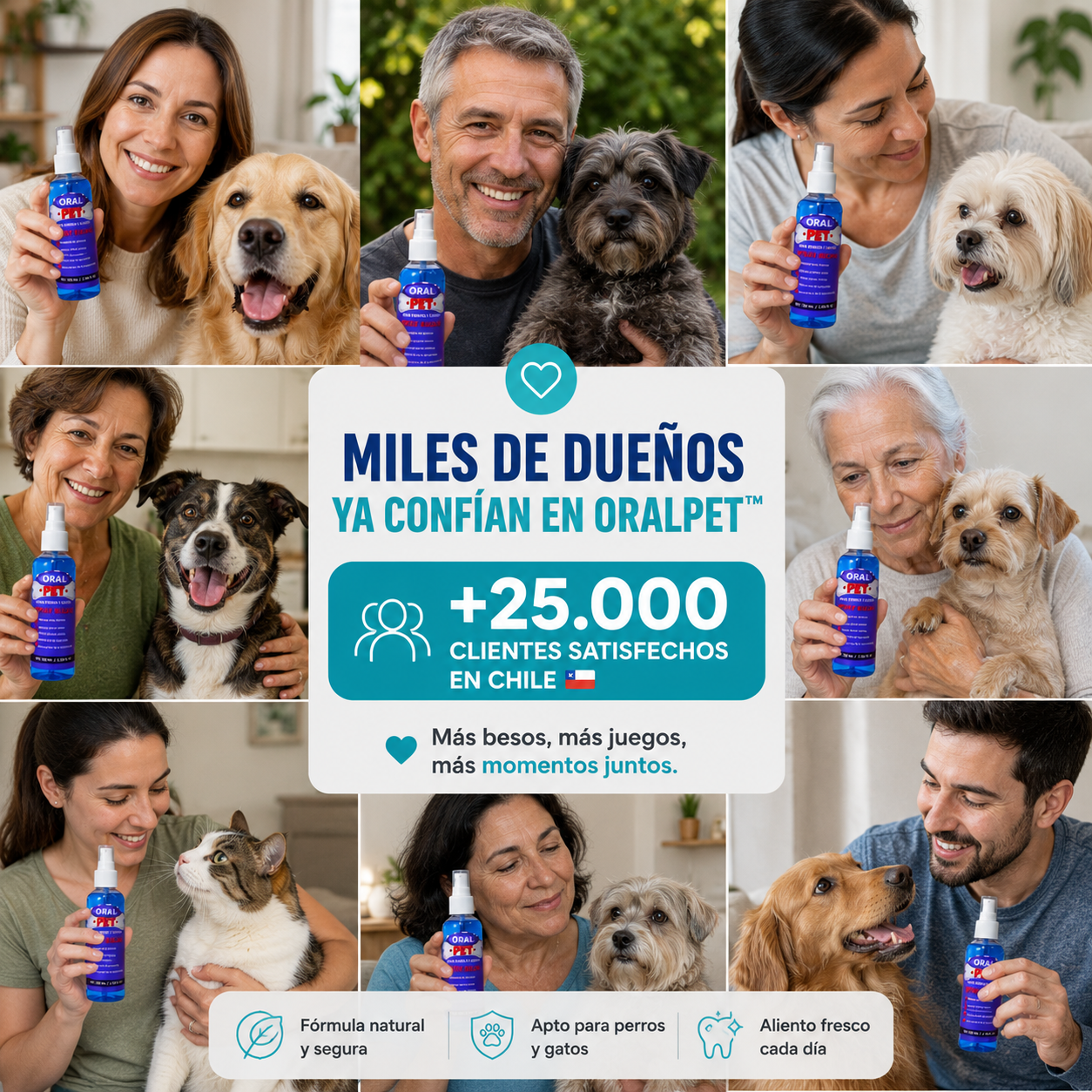 🐾 OralPet™ | Spray Bucal para Mascotas – Aliento Fresco y Cuidado Dental