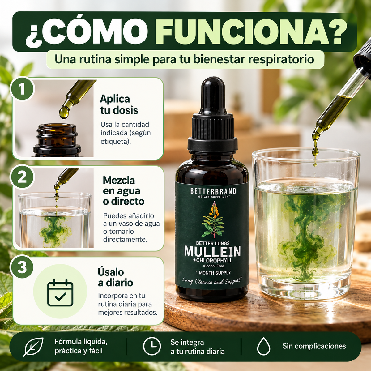 Mullein Air™ |Gotas Naturales para el Bienestar Respiratorio