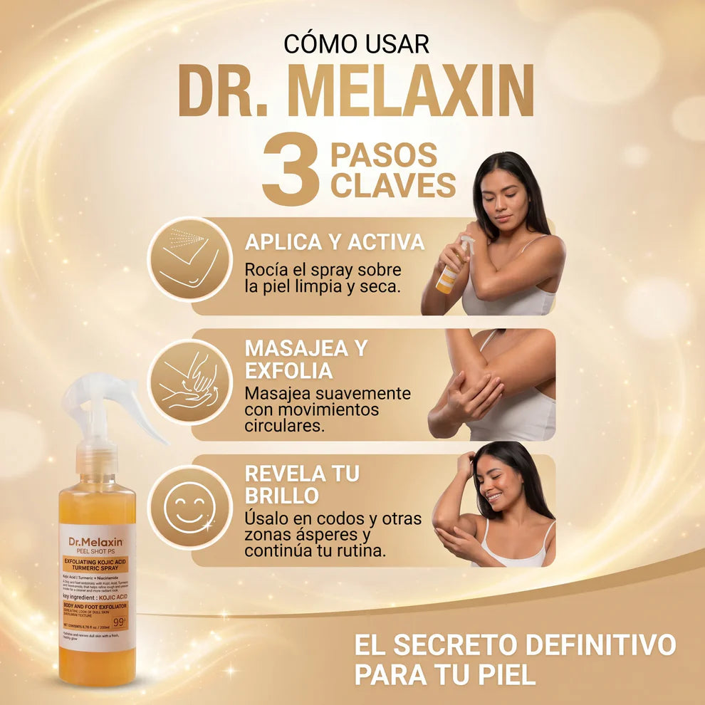 DR MELAXIN™ - Piel más luminosa y uniforme desde la primera aplicación