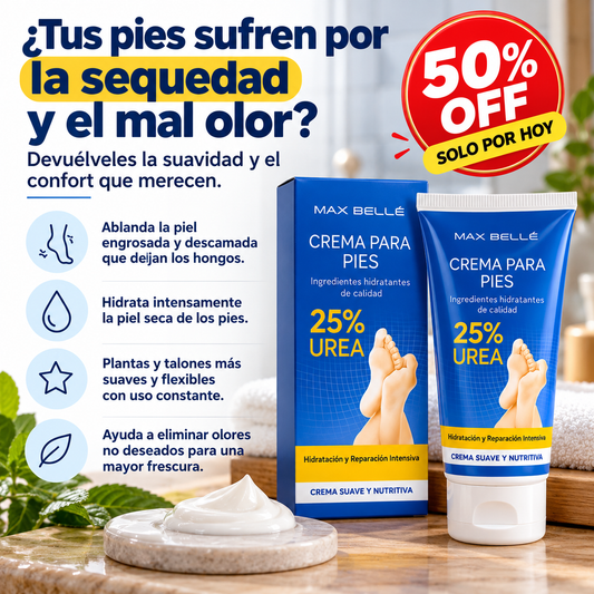UreaRepair™ – Crema Reparadora para Pies Secos, Agrietados y Escamosos