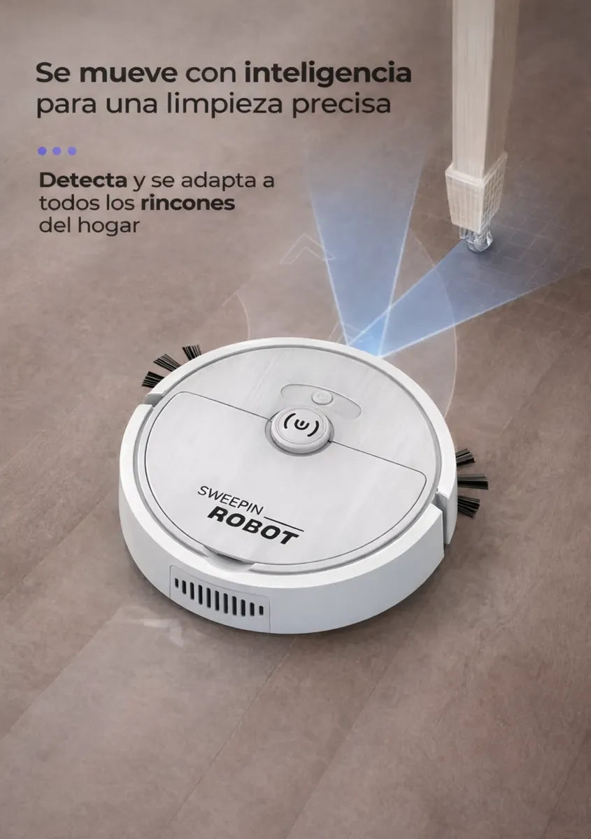 SmartClean - Aspiradora robot inteligente 3 en 1