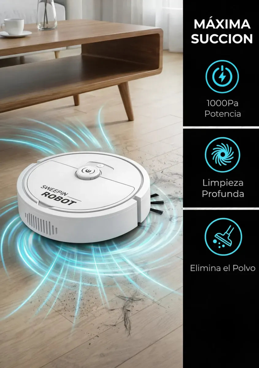 SmartClean - Aspiradora robot inteligente 3 en 1