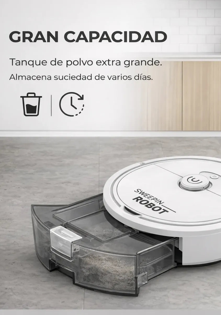 SmartClean - Aspiradora robot inteligente 3 en 1